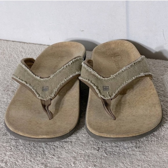 Spenco Yumi Plus Straw Java Cork Flip Flops 10 - Picture 14 of 14